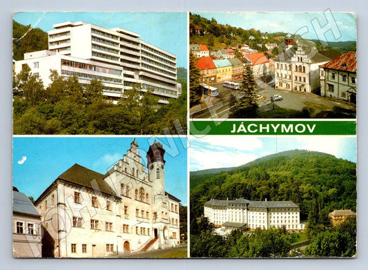 Pohlednice Jáchymov koláž ČSSR PP 1979 (P2504)