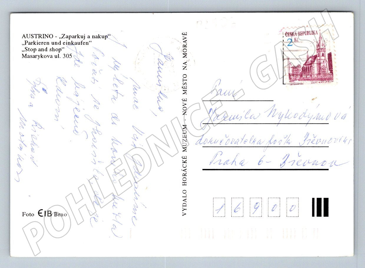 Pohlednice Nové Město na Moravě (P2506)