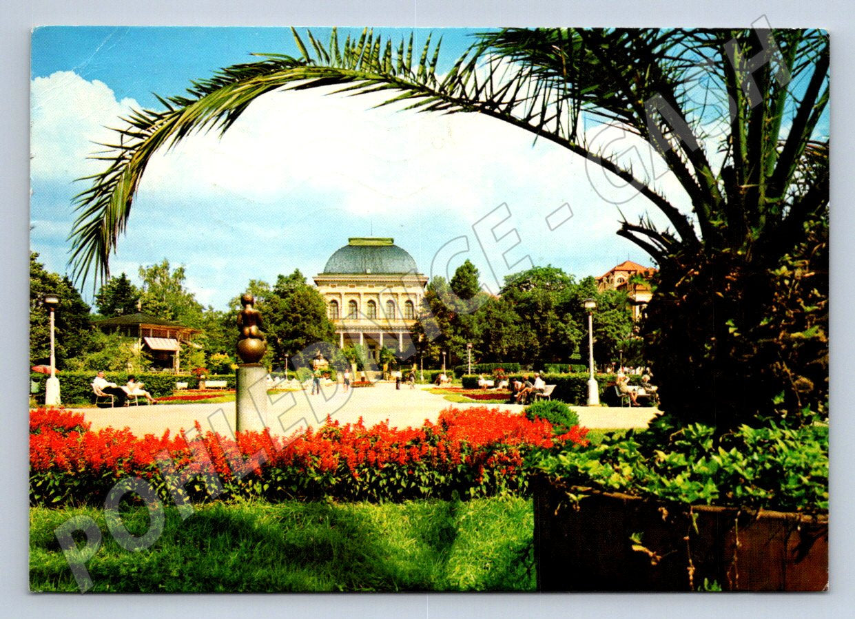 Pohlednice Františkovy Lázně Společenský dům historická (P2507)