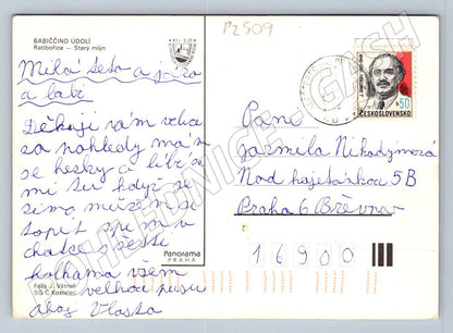 Pohlednice Ratibořice Starý mlýn Babiččino údolí historická (P2509)