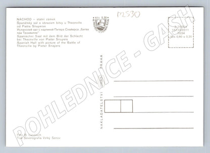 Pohlednice Náchod zámek Španělský sál Bitva u Theonville (P2530)