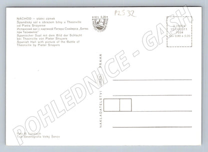 Pohlednice Náchod státní zámek Španělský sál (P2532)