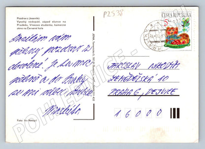 Pohlednice Jeseníky Praděd Vřesová studánka Červená hora (P2538)