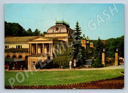 Pohlednice Mariánské Lázně Společenský dům Nové lázně 1969 PP (P2539)