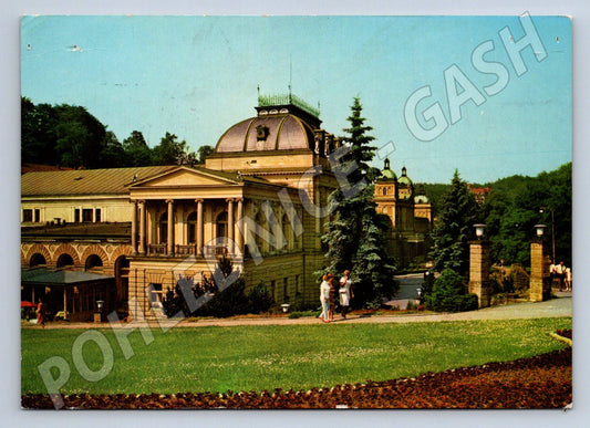 Pohlednice Mariánské Lázně Společenský dům Nové lázně 1969 PP (P2539)