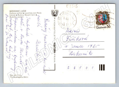 Pohlednice Mariánské Lázně více pohledů 1983 PP (P2545)