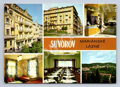 Pohlednice Mariánské Lázně Suvorov víceobrázková (P2546)