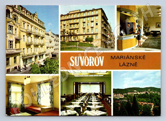 Pohlednice Mariánské Lázně Suvorov víceobrázková (P2546)