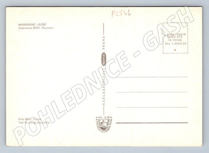 Pohlednice Mariánské Lázně Suvorov víceobrázková (P2546)