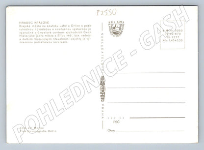 Pohlednice Hradec Králové velký formát barevná (P2550)