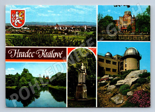 Pohlednice Hradec Králové více záběrů Pressfoto nepoužitá (P2553)
