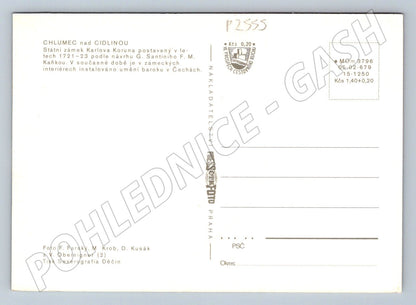 Pohlednice Chlumec nad Cidlinou Karlova Koruna zámek baroko (P2555)
