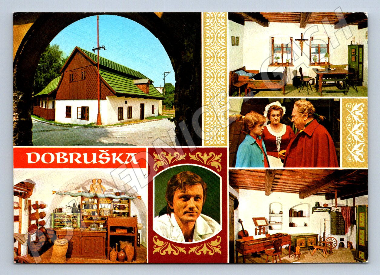 Pohlednice Dobruška F L Věk motivy města a seriálu (P2559)