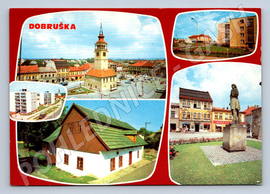 Pohlednice Dobruška více záběrů velký formát (P2560)