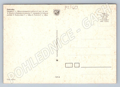 Pohlednice Dobruška více záběrů velký formát (P2560)