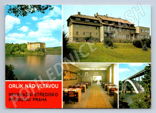Pohlednice Orlík nad Vltavou RS Průmstav Praha více pohledů (P2567)