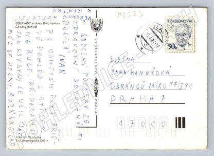 Pohlednice Oslavany celkový pohled PP (P2573)