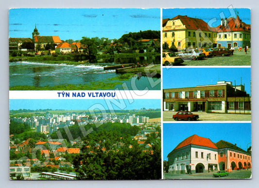 Pohlednice Týn nad Vltavou vícefoto ČSSR 1990 zn PP (P2577)