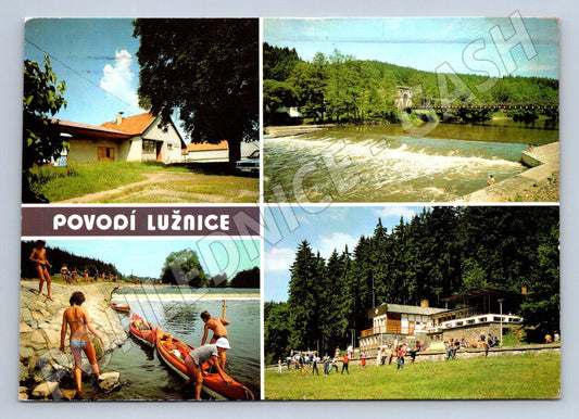 Pohlednice Povodí Lužnice Táborsko 1980 PP (P2580)