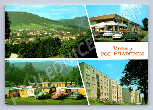 Pohlednice Vrbno pod Pradědem Jeseníky Československo (P2582)