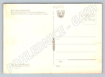 Pohlednice Konopiště a myslivna více pohledů neprošlá (P2588)