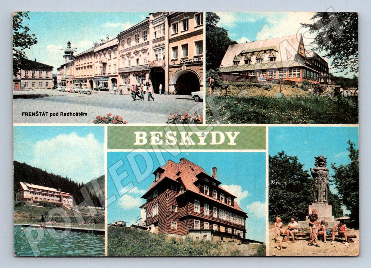 Pohlednice Frenštát pod Radhoštěm Beskydy vícesnímková (P2604)