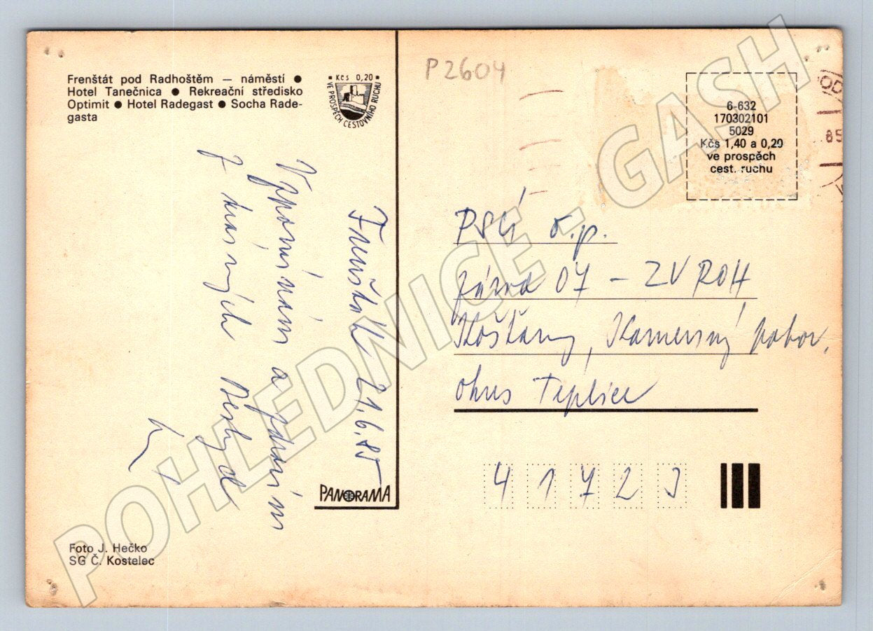 Pohlednice Frenštát pod Radhoštěm Beskydy vícesnímková (P2604)