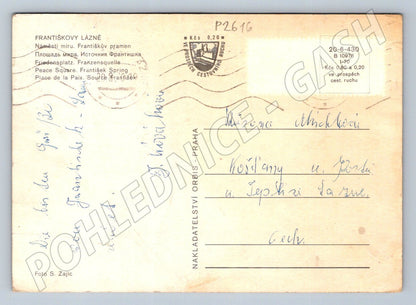 Pohlednice Františkovy Lázně Františkův pramen 1970 (P2616)