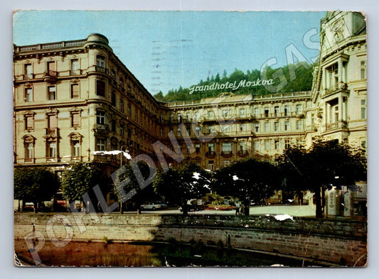 Pohlednice Karlovy Vary Grandhotel Moskva Pupp 1964 (P2617)