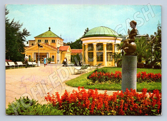 Pohlednice Františkovy Lázně Františkův pramen historická (P2618)
