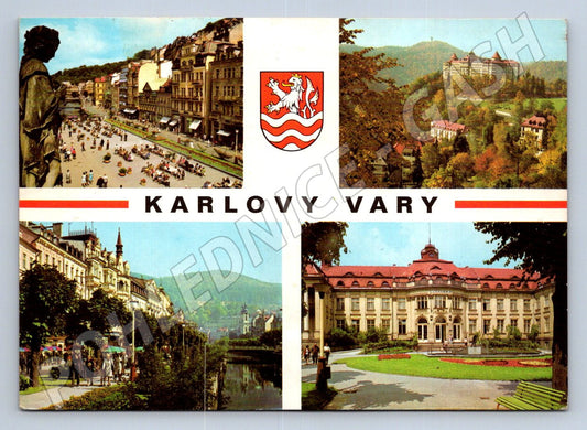 Pohlednice Karlovy Vary více pohledů PP zn 1970 (P2620)