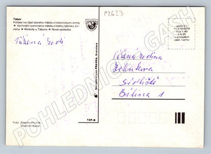 Pohlednice Tábor Klokoty více záběrů města PP (P2623)