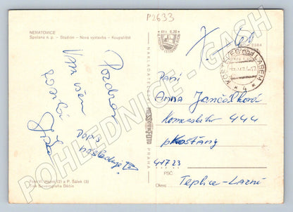 Pohlednice Neratovice koláž Spolana 1971 (P2633)