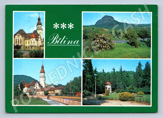 Pohlednice Bílina koláž zn (P2637)