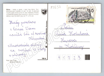 Pohlednice Bílina koláž zn (P2637)