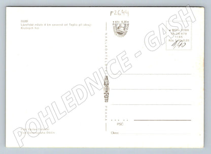 Pohlednice Dubí lázeňské město 60 léta (P2644)
