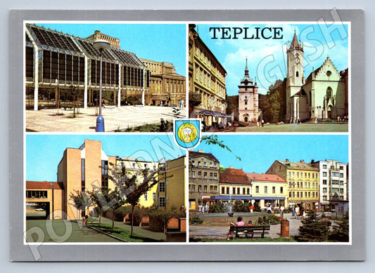 Pohlednice Teplice koláž nepoužitá (P2649)
