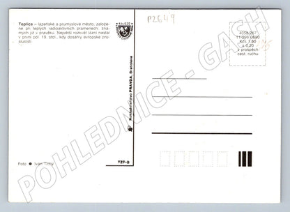 Pohlednice Teplice koláž nepoužitá (P2649)