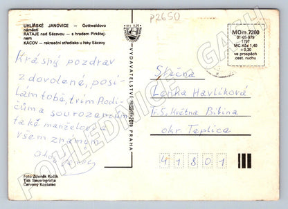 Pohlednice Střední Čechy Uhlířské Janovice Rataje Kácov (P2650)