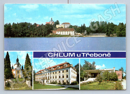 Pohlednice Chlum u Třeboně koláž zn psaná (P2654)