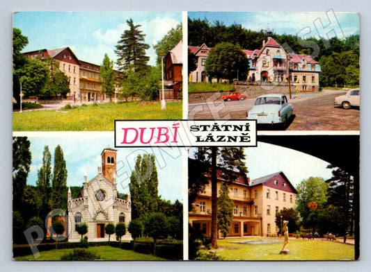 Pohlednice Dubí Státní lázně Orbis neprošlá (P2662)