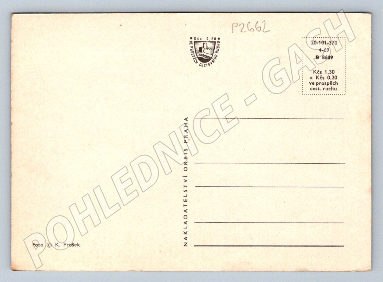 Pohlednice Dubí Státní lázně Orbis neprošlá (P2662)