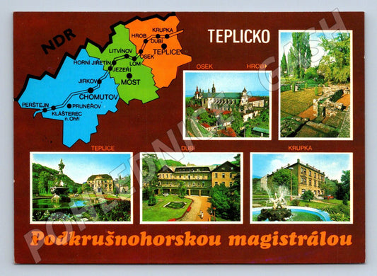 Pohlednice Teplicko Podkrušnohorská magistrála (P2679)
