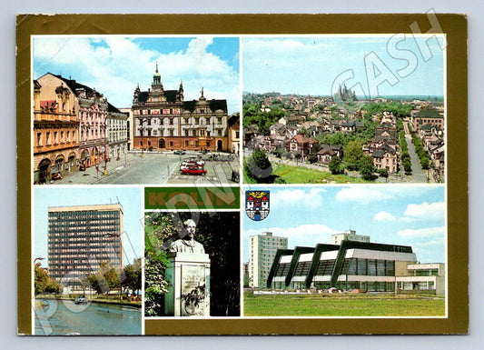 Pohlednice Kolín koláž ČSSR raz psaná (P2684)