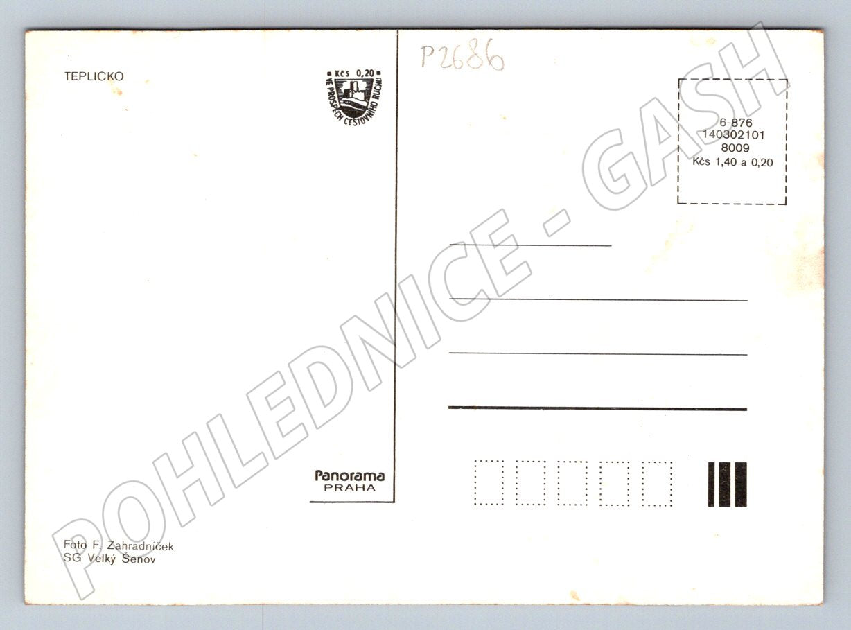 Pohlednice Teplicko Podkrušnohorská magistrála koláž (P2686)
