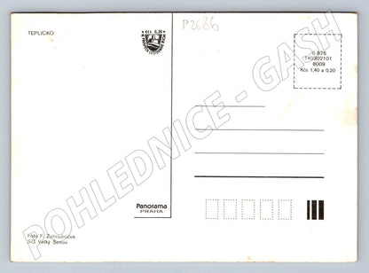 Pohlednice Teplicko Podkrušnohorská magistrála koláž (P2686)