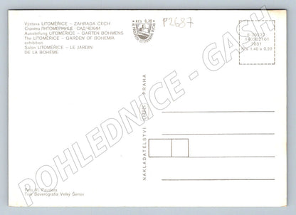 Pohlednice Litoměřice Zahrada Čech koláž (P2687)