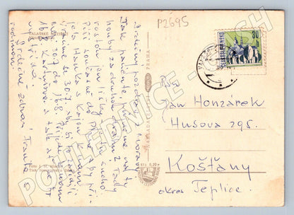 Pohlednice Valašské Meziříčí náměstí historická PP (P2695)