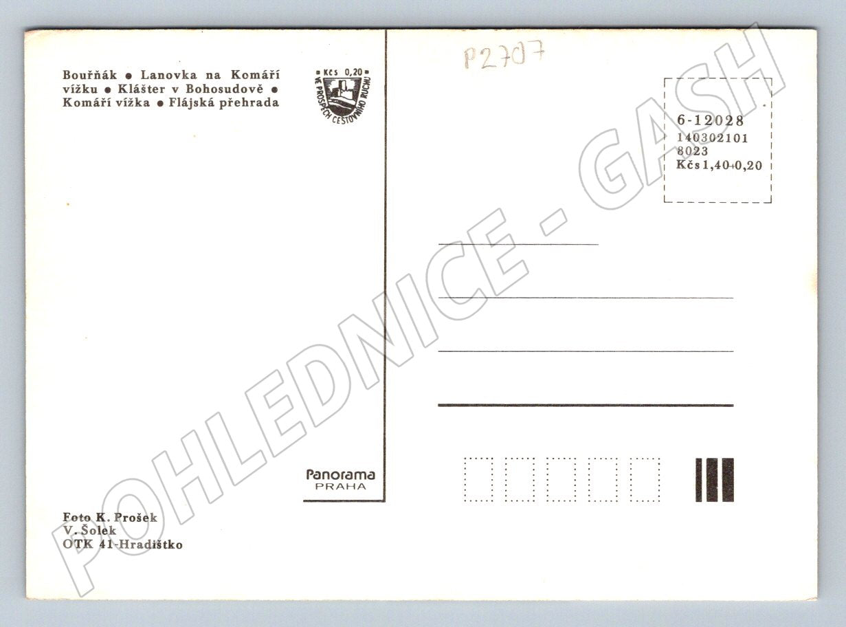 Pohlednice Krušné hory pozdrav koláž nepoužitá (P2707)