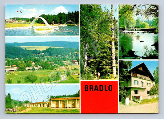 Pohlednice Bradlo rekreační oblast na Chrudimsku (P2714)